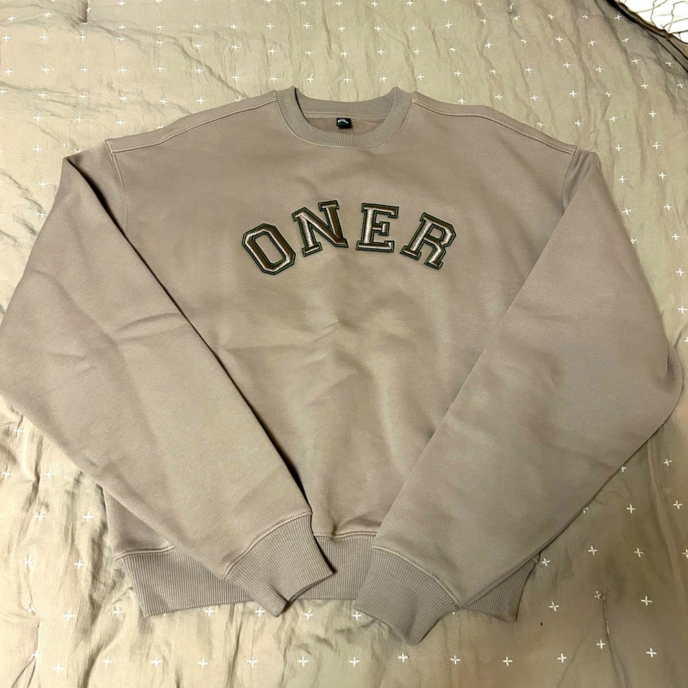 NWOT Oner Active Varsity Sweatshirt